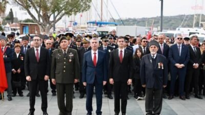 Bodrum’da, 18 Mart Çanakkale Zaferi ve Şehitleri Anma Günü dolayısıyla