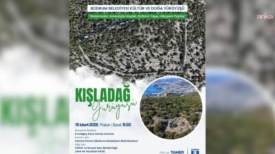 Bodrum Belediyesi tarafından düzenlenen "Kültür ve Doğa Yürüyüşleri", 15 Mart