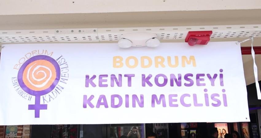 Bodrum’da kadınlar, 8 Mart kapsamında düzenlenen 2026 yılının ilk Kadın