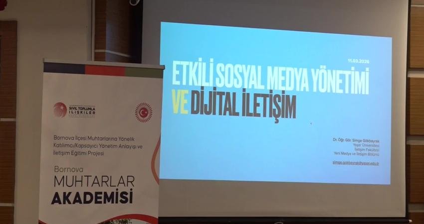 Bornova’da muhtarlar için Dijital Dönüşüm Eğitimi Bornova’da muhtarlara yönelik başlatılan akademi programı kapsamında düzenlenen eğitimlerde, dijital