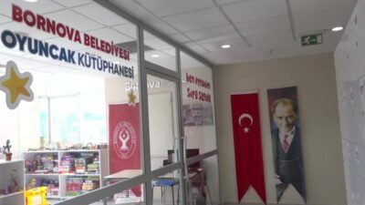 Bornova Belediyesi’nin Altındağ Atatürk Kültür Merkezi’nde açtığı Oyuncak Kütüphanesi’nde “Ben