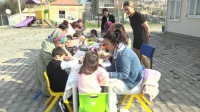 Bornova Belediyesi Çocuk Oyun ve Aktivite Merkezleri’nde "Çim Adam Atölyesi"