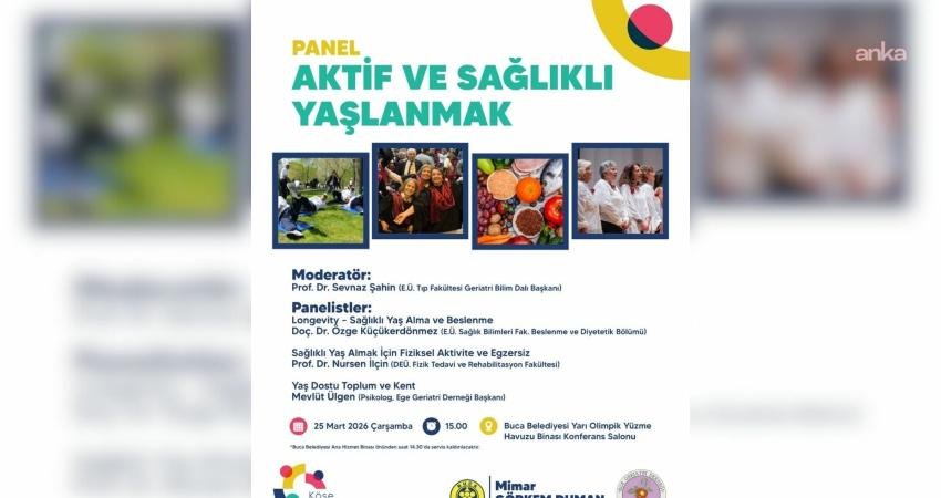 Buca Belediyesi, "Köşe Bucak Sağlık" vizyonu kapsamında Ege Geriatri Derneği