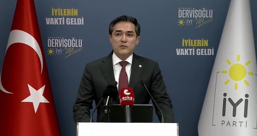 İYİ Parti Sözcüsü Buğra Kavuncu, İstanbul Büyükşehir Belediyesi’ne yönelik yargı