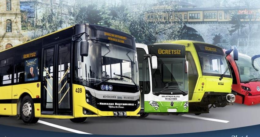 Bursa Büyükşehir Belediye Başkanı Mustafa Bozbey, "Ramazan Bayramı’nda hemşehrilerimizin bayram