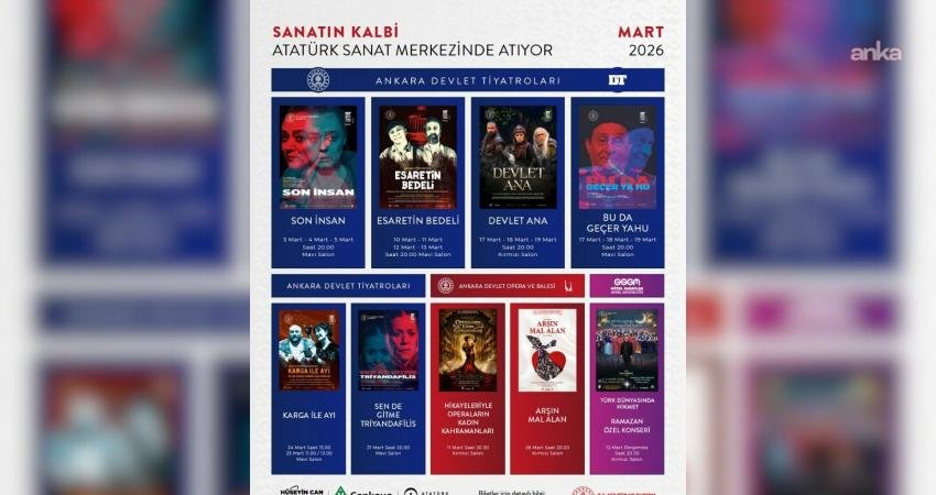 Çankaya Belediyesi’nin kültür ve sanat yaşamına kazandırdığı Atatürk Sanat Merkezi,