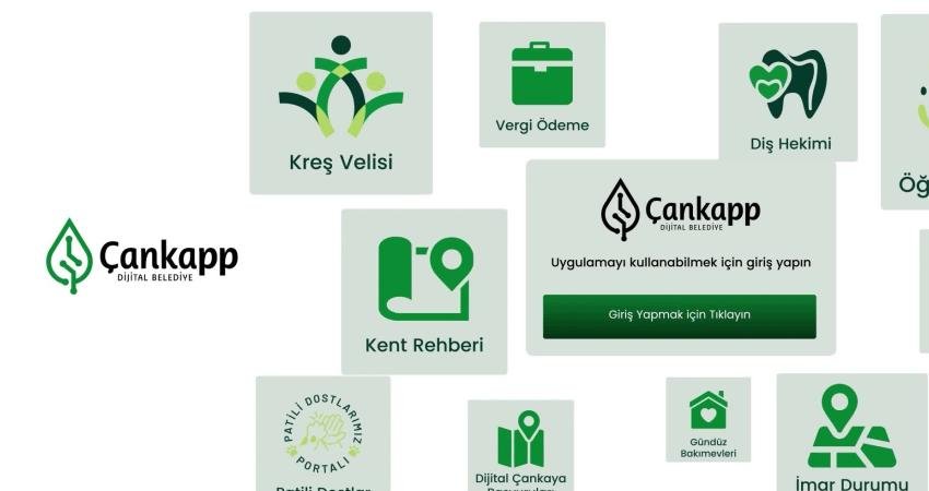 Çankaya Belediyesi, tüm belediye hizmetlerini tek bir uygulamada buluşturan dijital