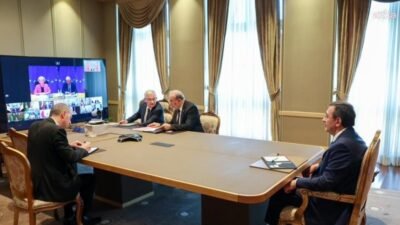 Cumhurbaşkanı Yardımcısı Cevdet Yılmaz, "Türkiye olarak önceliğimiz bölgesel istikrar ve