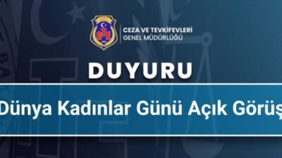 Adalet Bakanlığı Ceza ve Tevkifevleri Genel Müdürlüğü, "8 Mart Dünya