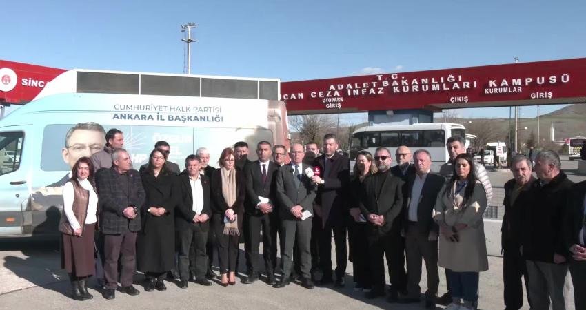 CHP Ankara İl Yönetimi üyesi avukatlar, Sincan Cezaevi’nde Bolu Belediye