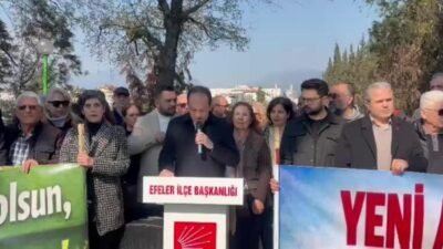 CHP Efeler İlçe Başkanı Kaan Erçetin, ilçede yapılacak yeni adliye