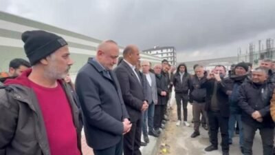 CHP Gaziantep İl Başkanı Vakkas Açar ve CHP Gaziantep Milletvekili