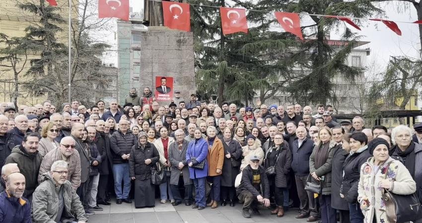 CHP Trabzon İl Başkanı Mustafa Bak, "Bugün Ekrem Başkanımızın İstanbul'daki