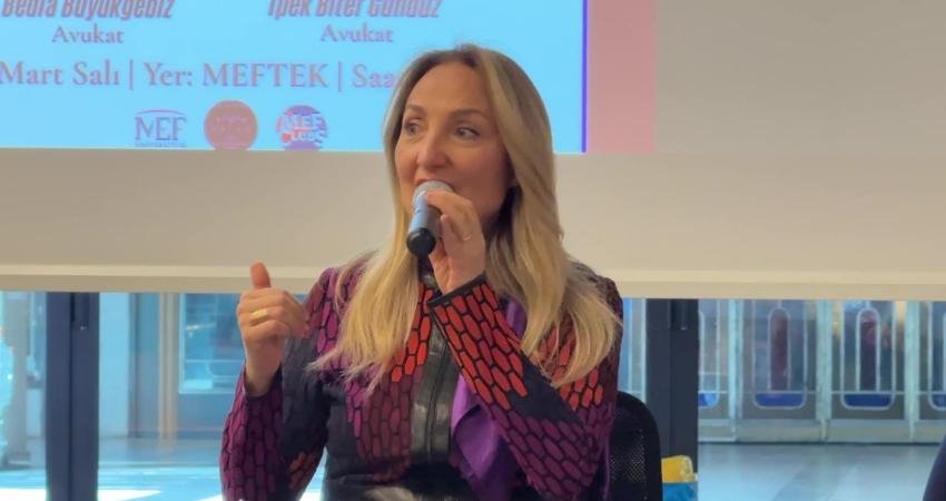 CHP Aile ve Sosyal Hizmetler Politika Kurulu Başkanı Aylin Nazlıaka, MEF