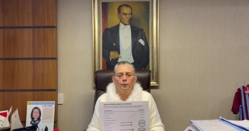 CHP’li Suiçmez: Halkın mutfağındaki yangın büyürken, her gün milyarlarca liramız faiz baronlarına akıtılıyor CHP Trabzon Milletvekili Sibel Suiçmez, "2026 yılının ilk iki ayında,