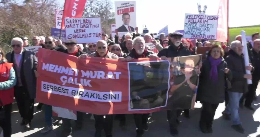 CHP’liler, Silivri’de İBB davası sürerken Dayanışma Merkezi’nden başlayarak “Cumhurbaşkanı İmamoğlu”