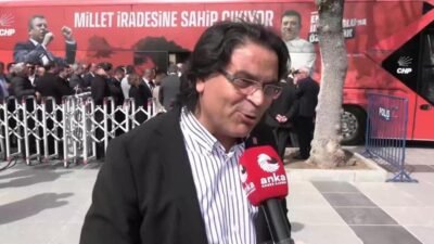 CHP'nin Uşak'taki "Millet İradesine Sahip Çıkıyor" mitingi öncesinde konuşan Denizli İl