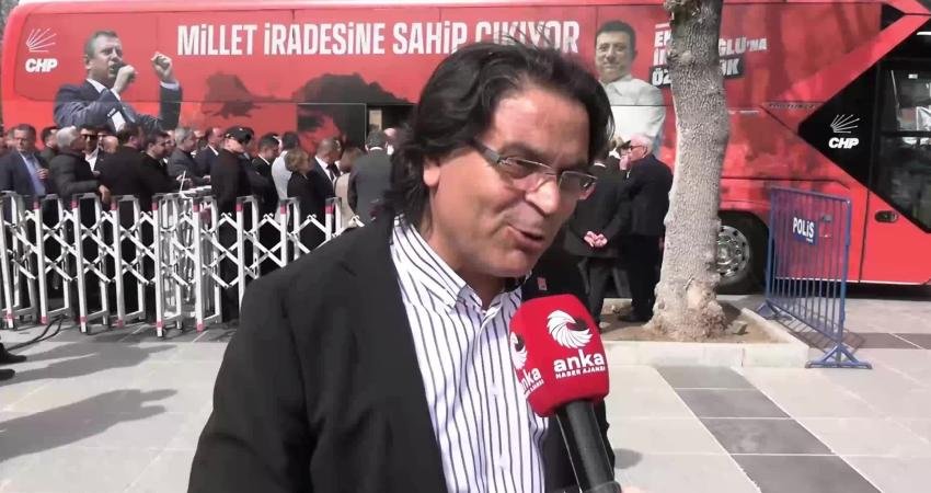 CHP'nin Uşak'taki "Millet İradesine Sahip Çıkıyor" mitingi öncesinde konuşan Denizli İl