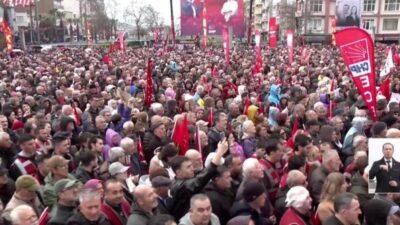 CHP Genel Başkanı Özgür Özel, Çanakkale'de düzenlenen 100'üncü "Millet İradesine