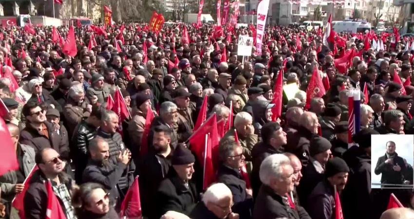 CHP Genel Başkanı Özgür Özel, "Ya çalışacağız, hep birlikte kazanacağız,