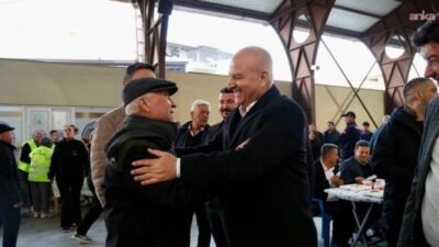 Çine Belediye Başkanı Mehmet Kıvrak, Kadir Gecesi’nde Çine Kapalı Pazaryeri’nde