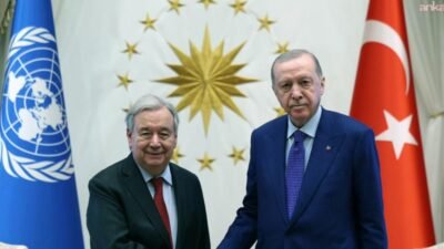 Cumhurbaşkanı Recep Tayyip Erdoğan, Birleşmiş Milletler (BM) Genel Sekreteri Antonio