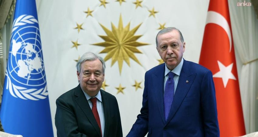 Cumhurbaşkanı Recep Tayyip Erdoğan, Birleşmiş Milletler (BM) Genel Sekreteri Antonio