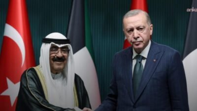 Cumhurbaşkanı Recep Tayyip Erdoğan, Kuveyt Emiri Şeyh Mişal El Ahmed