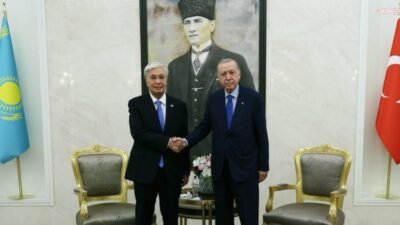 Cumhurbaşkanı Recep Tayyip Erdoğan, Kazakistan Cumhurbaşkanı Kasım Cömert Tokayev ile