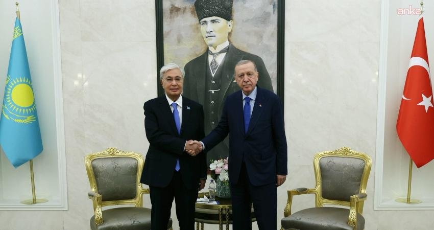 Cumhurbaşkanı Recep Tayyip Erdoğan, Kazakistan Cumhurbaşkanı Kasım Cömert Tokayev ile
