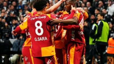 Galatasaray, Süper Lig’in 25. haftasında konuk olduğu Beşiktaş’ı 1-0 mağlup