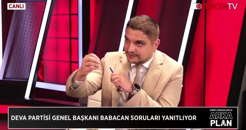 DEVA Partisi Genel Başkanı Ali Babacan, "Yeni oluşturacağımız yapıda ne