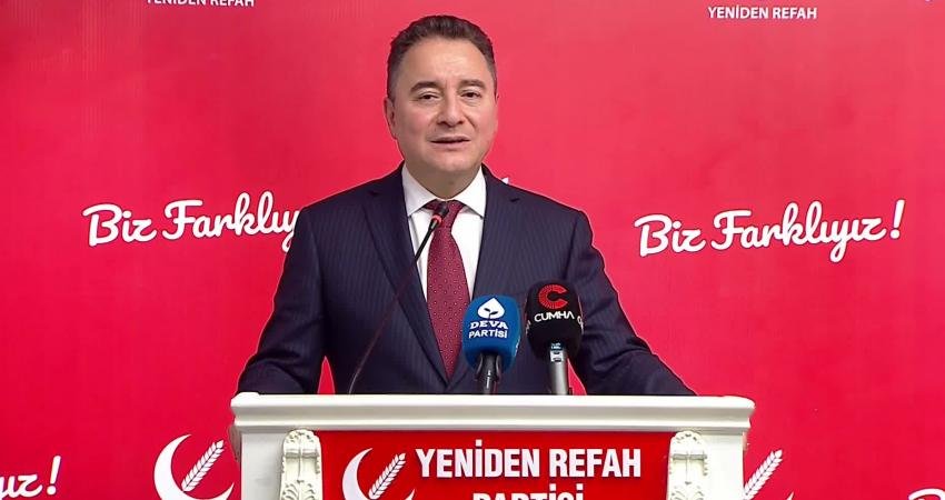 DEVA Partisi Genel Başkanı Ali Babacan, Yeniden Refah Partisi Genel