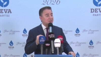 DEVA Partisi Genel Başkanı Ali Babacan, "İsrail, Amerika Birleşik Devletleri'ni