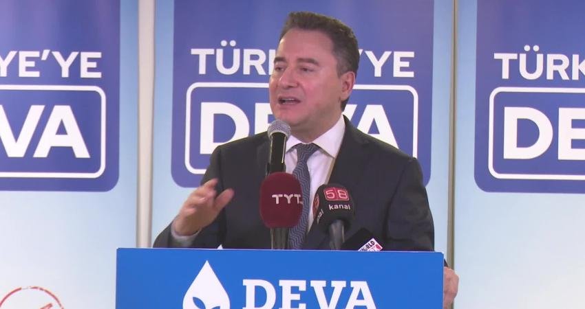 DEVA Partisi Genel Başkanı Ali Babacan, "İktidar önce kendi eliyle