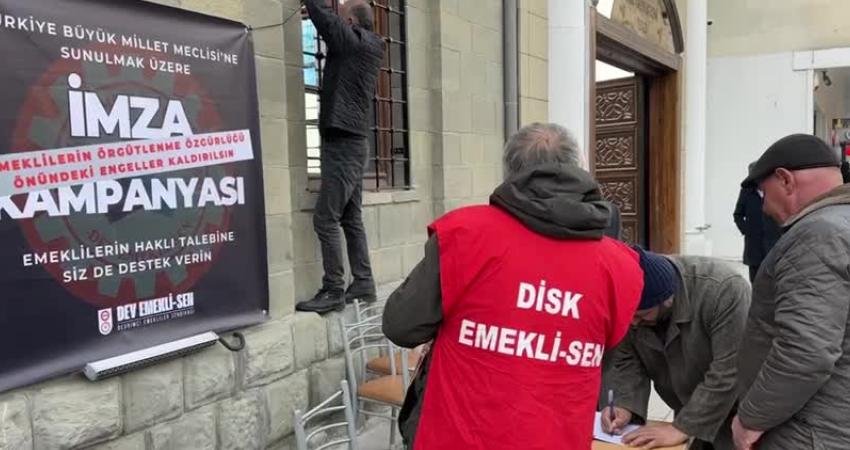 Devrimci Emekliler Sendikası Van Şube Başkanı Teymur Sayyiğit, hükümeti emeklileri