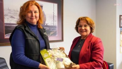 Didim Belediye Başkanı Hatice Gençay, İZDENİZ A.Ş. Genel Müdürü Gökhan