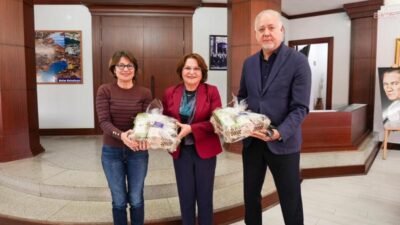 Didim Belediye Başkanı Hatice Gençay, Milas/Bodrum TAV Havalimanı Genel Müdürü