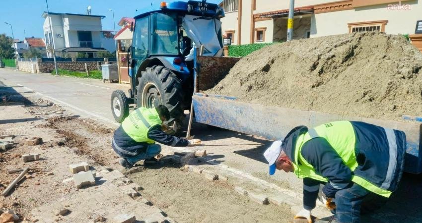 Didim Belediyesi Fen İşleri ve Temizlik İşleri Müdürlüğü ekipleri tarafından Akbük Mahallesi’nde