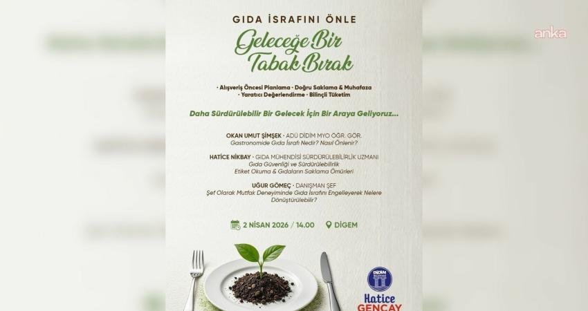 Didim Belediyesi, gıda israfına dikkati çekmek ve bu konuda toplumsal