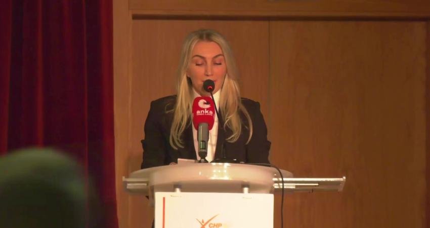 CHP'nin tutuklu cumhurbaşkanı adayı Ekrem İmamoğlu'nun eşi Dilek Kaya İmamoğlu,