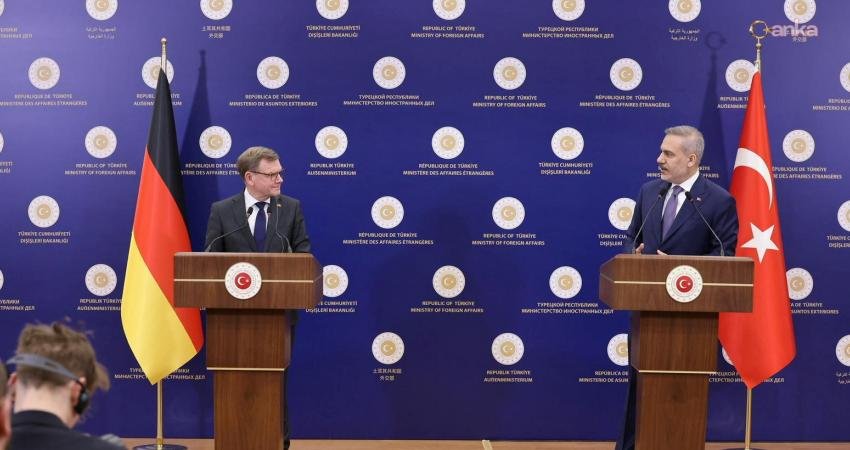 Dışişleri Bakanı Hakan Fidan, dün Almanya Dışişleri Bakanı Johann David