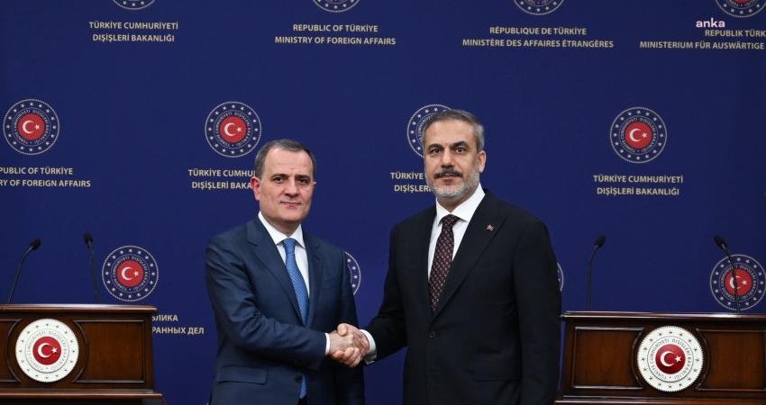 Dışişleri Bakanı Hakan Fidan, Azerbaycan Dışişleri Bakanı Ceyhun Bayramov ile