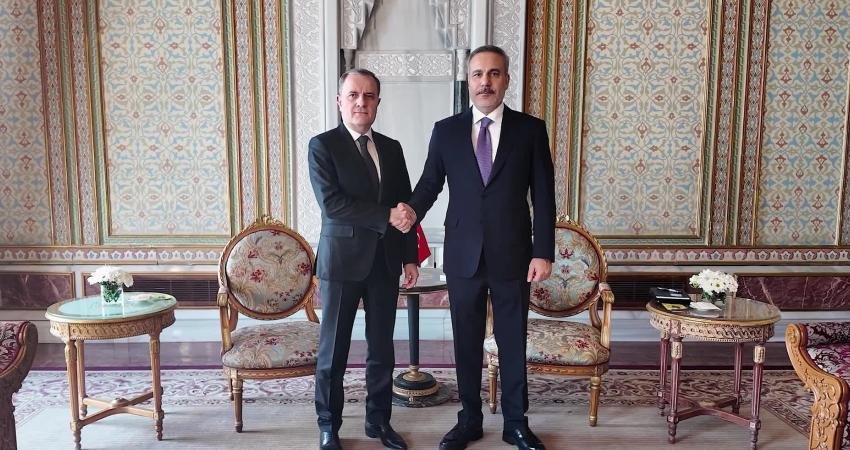 Dışişleri Bakanı Hakan Fidan, İstanbul'da Azerbaycan Dışişleri Bakanı Ceyhun Bayramov