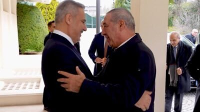 Dışişleri Bakanı Hakan Fidan, Filistin Devlet Başkan Yardımcısı Hüseyin Şeyh