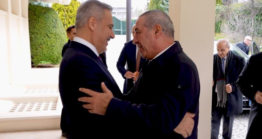 Dışişleri Bakanı Fidan, Filistin Devlet Başkan Yardımcısı Şeyh ile bir araya geldi Dışişleri Bakanı Hakan Fidan, Filistin Devlet Başkan Yardımcısı Hüseyin Şeyh