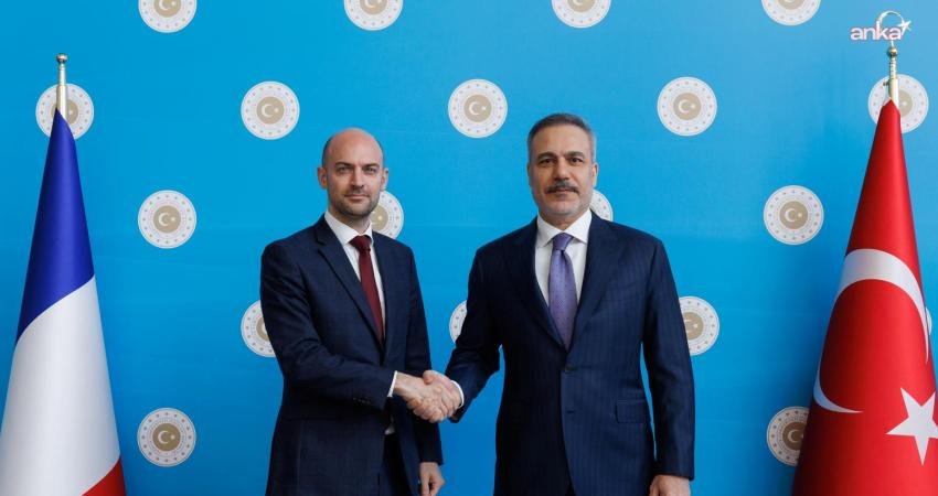 Dışişleri Bakanı Hakan Fidan ile Fransa Dışişleri Bakanı Jean-Noel Barrot