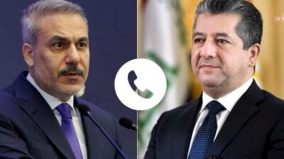 Dışişleri Bakanı Hakan Fidan, Irak Kürt Bölgesel Yönetimi (IKBY) Başbakanı