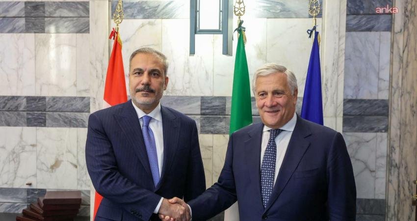 Dışişleri Bakanı Hakan Fidan, İtalya Dışişleri Bakanı Antonio Tajani ile