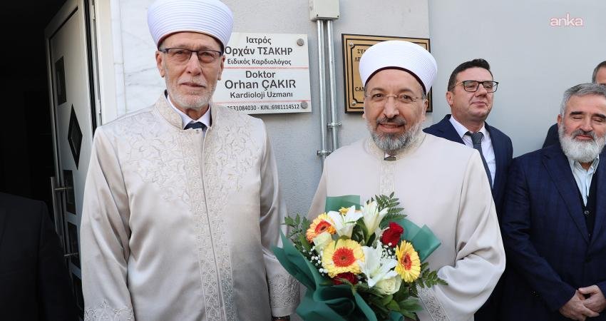 Diyanet İşleri Başkanı Prof. Dr. Safi Arpaguş, Batı Trakya'nın İskeçe